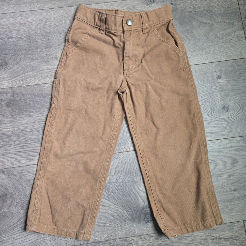 Carhartt Kids Brown Work-Style Pants